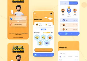 Vocabulary Based Game App UI
