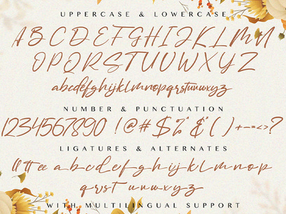 Marthina - Handwritten Font