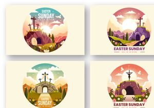 12 Easter Sunday Illustration