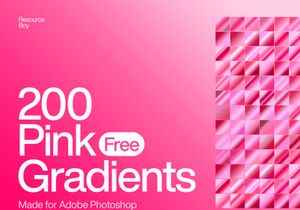 200 Free Pink Photoshop Gradients