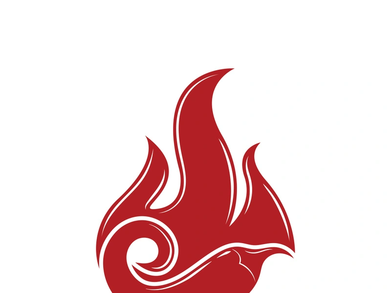 Red hot natural chili icon vector illustration