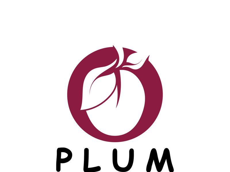 plum; logo; fruit; vector; leaf; illustration; food; icon; sweet; vegetarian; isolated; summer; healthy; nature; organic; green; vitamin; fresh; symbol; design; ripe; diet; apple; juicy; dessert; agriculture; autumn; background; cherry; peach; garden; natural; sign; delicious; plant; apricot; cartoon; set; art; freshness; flat; nutrition; orange; leaves; harvest; abstract; collection; fruits; health; berry
