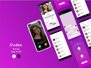 Dating app design preview picture