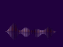 Sound waves vector illustration design template