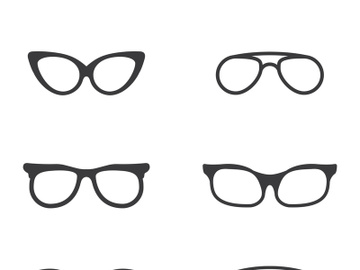 Glasses symbol vector icon preview picture