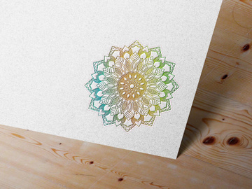 Mandala Flower Decoration Vector template preview picture