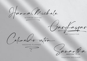 Dontheus - Signature Font