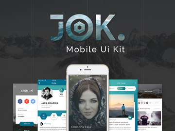 JOK Mobile UI KIT preview picture
