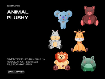 Animal Plushy Illustration preview picture