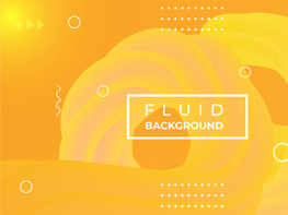 Modern Abstract Mango Fluid Background Template preview picture