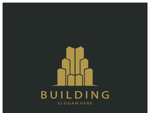 Building logo vector illustration design,Real Estate logo template, Logo symbol icon