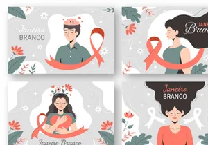 13 Janeiro Branco Illustration