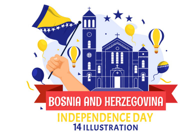 14 Bosnia and Herzegovina Independence Day Illustration preview picture