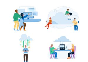 Data technology characters