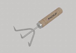 Hand Garden Fork Mockup