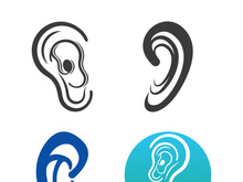 Hearing logo template vector icon design