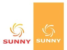 Sun logo design with a modern concept.