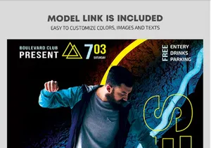 Great Vibes – Free PSD Poster Template
