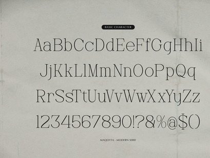 Maqotta | Modern Serif Font