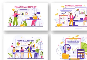 12 Financial Report Illustration