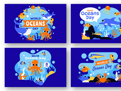 9 World Oceans Day Illustration