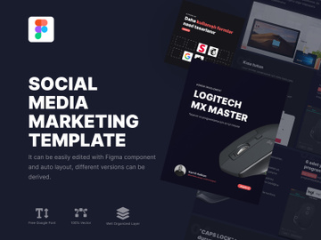 Social Media Marketing Template - Product promotion images preview picture