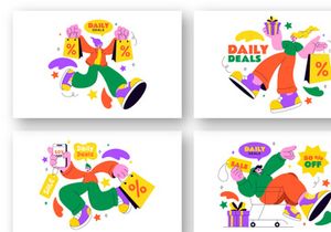 10 Daily Deals of The Day Illustration