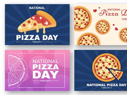 15 National Pizza Day Illustration