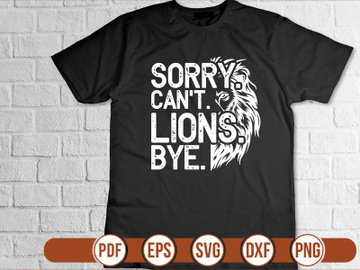 Sorry Cant Lions Bye preview picture