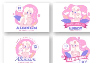 9 International Albinism Awareness Day Illustration