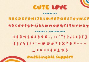 Cute Love - Display Font