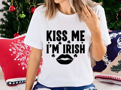 Kiss Me I'm Irish Typography