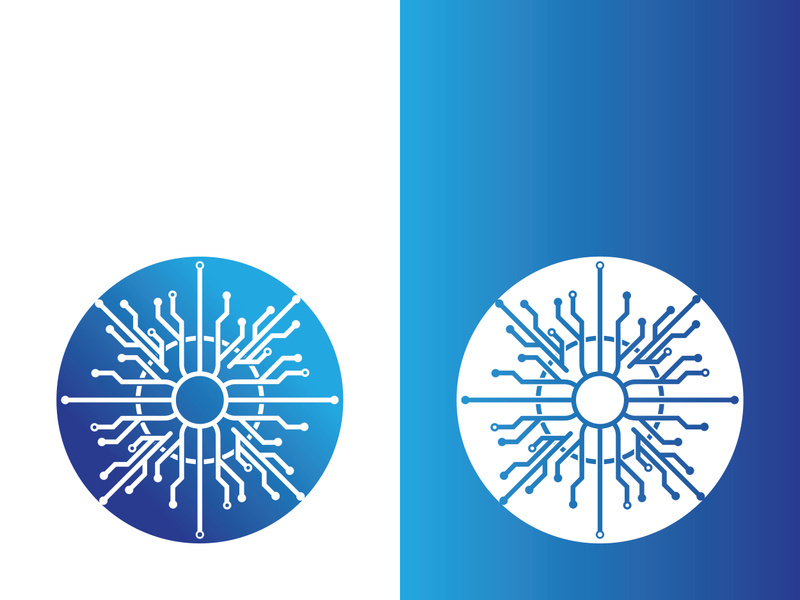 Technology logo images illustration design template