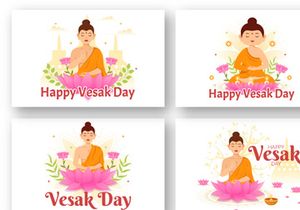 13 Vesak Day Celebration Illustration