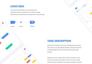 Calender Web App UX/UI Design