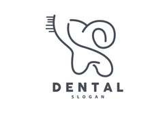 Tooth logo, Dental Health Vector, Care Brand Illustration