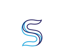 S logo Business corporate letter design vector