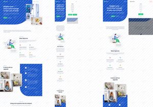 Siphome Landing Page for Smart Home Product