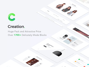 Creation Web UI Kit Free Sample preview picture