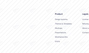 Footer UI KIT