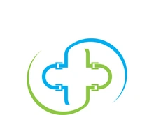 Health medical logo template vector illustration design