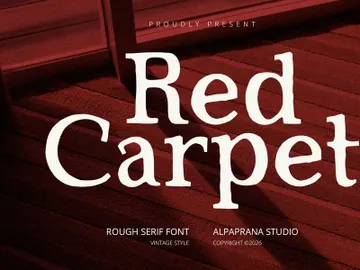 Red Carpet - Serif Font preview picture