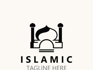 Islamic Mosque Logo design, template Islamic, Islamic Day Ramadan vector graphic creative idea preview picture