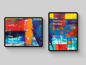 Free iPad Pro (2018) Mockup preview picture