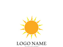 Sun vector illustration icon logo template design