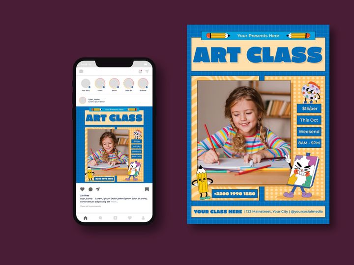 Art Class Flyer