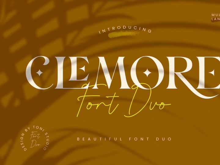 Clemore font duo