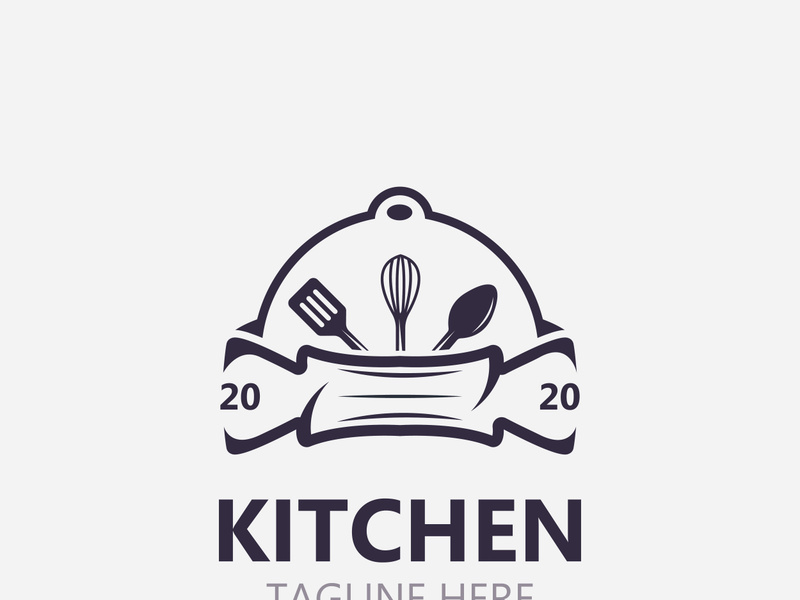 Cooking logo design. Icon or symbol inspration simple line for restaurant business