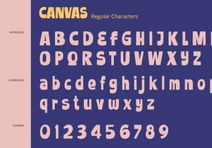 Canvas - Display Font