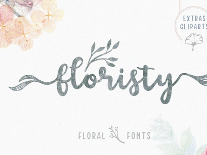 Floristy - Floral Font